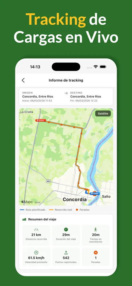 CargaLibre live cargo tracking App Store screenshot